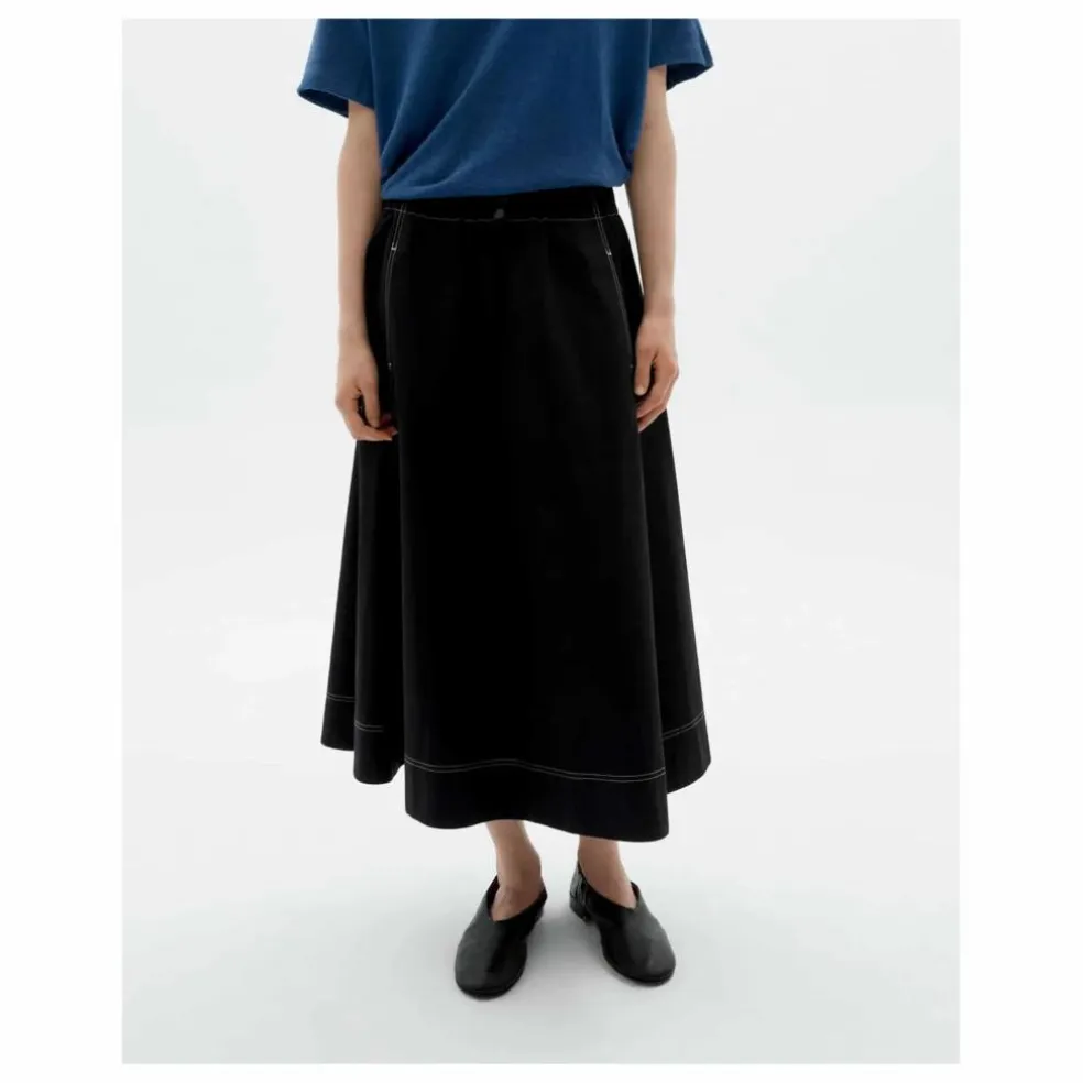 Jupe Olatz Coton Bio | Noir