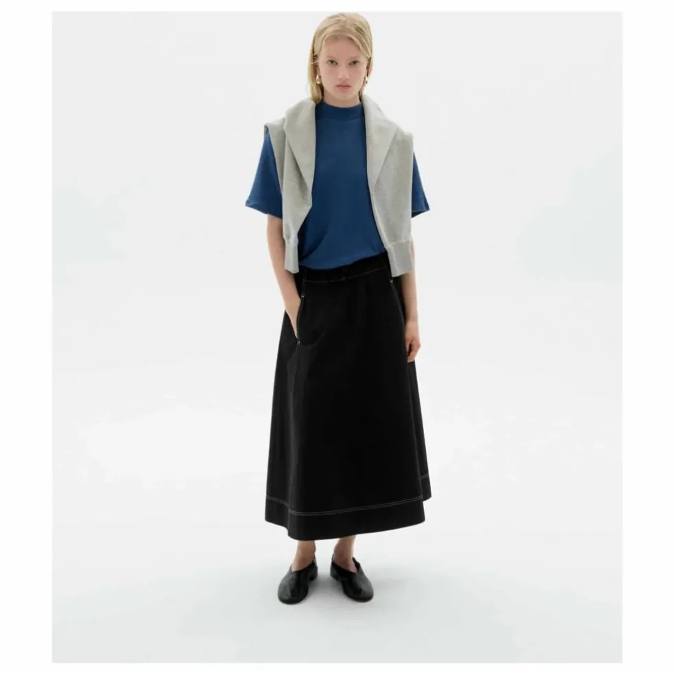 Jupe Olatz Coton Bio | Noir