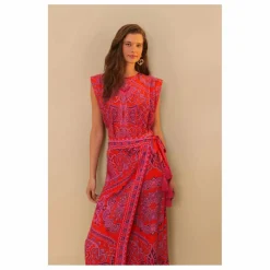 Jupe Paisley | Rouge