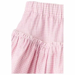 Jupe Pied-de-poule Coton Bio | Rose