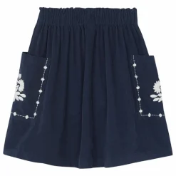 Jupe Ruche | Bleu marine