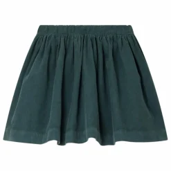 Jupe Suzon Velours Coton Bio | Vert foncé