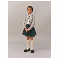 Jupe Suzon Velours Coton Bio | Vert foncé