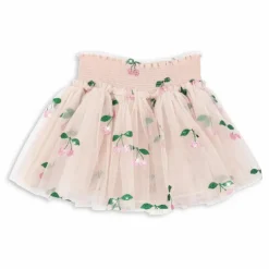 Jupe Tullie Cerises Tulle | Rose pâle