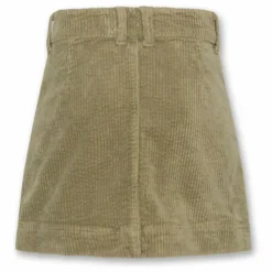 Jupe Velours Côtelé Anka | Vert olive
