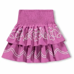 Jupe Volants Bonita Coton Bio | Violet
