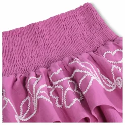 Jupe Volants Bonita Coton Bio | Violet