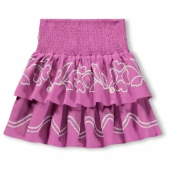 Jupe Volants Bonita Coton Bio | Violet