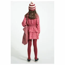 Jupe Volants Carreaux Fleurs | Rose