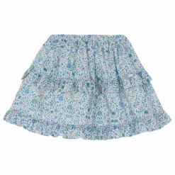 Jupe Volants Liberty | Blanc