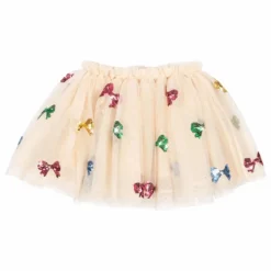 Jupe Yvonne Tulle | Beige