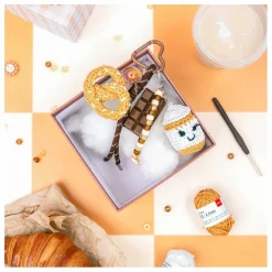 Kit de charms en crochet - Coffee Time