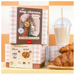 Kit de charms en crochet - Coffee Time