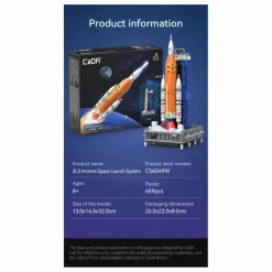 Kit de construction - NASA Fusée Artemis SLS - 659 pièces