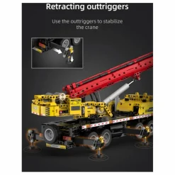 Kit de construction Camion grue multifonction - 1 831 pièces