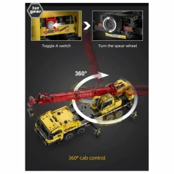 Kit de construction Camion grue multifonction - 1 831 pièces