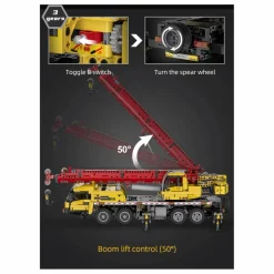 Kit de construction Camion grue multifonction - 1 831 pièces