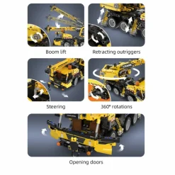 Kit de construction Grue - 658 pièces