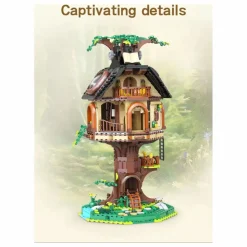 Kit de construction L'arbre librairie - 1 808 pièces