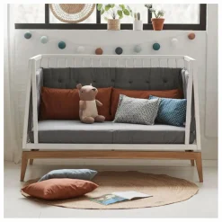 Kit de conversion pour lit bébé évolutif Luna 60x120 | Blanc