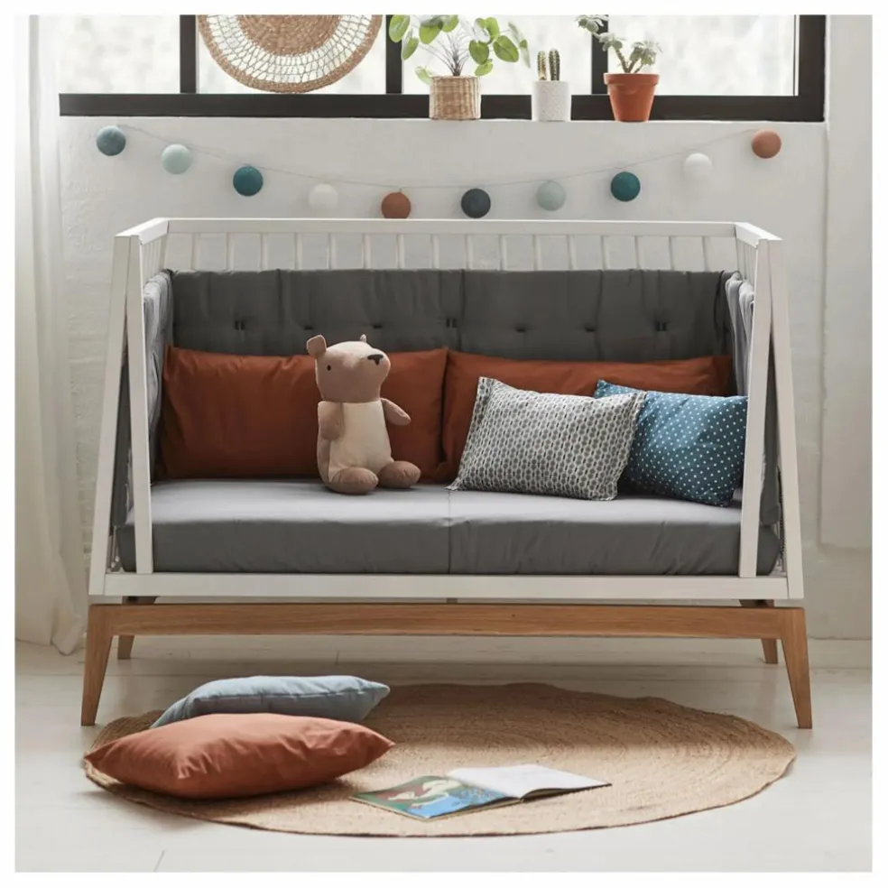 Kit de conversion pour lit bébé évolutif Luna 60x120 | Blanc