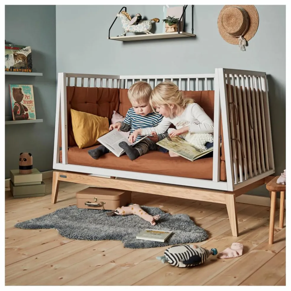 Kit de conversion pour lit bébé évolutif Luna 60x120 | Blanc