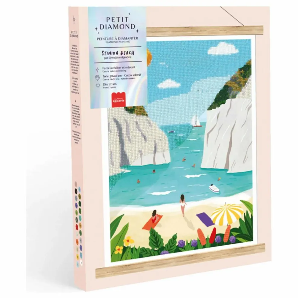 Kit de Diamond painting - Stiniva Beach par Maja Tomljanovic