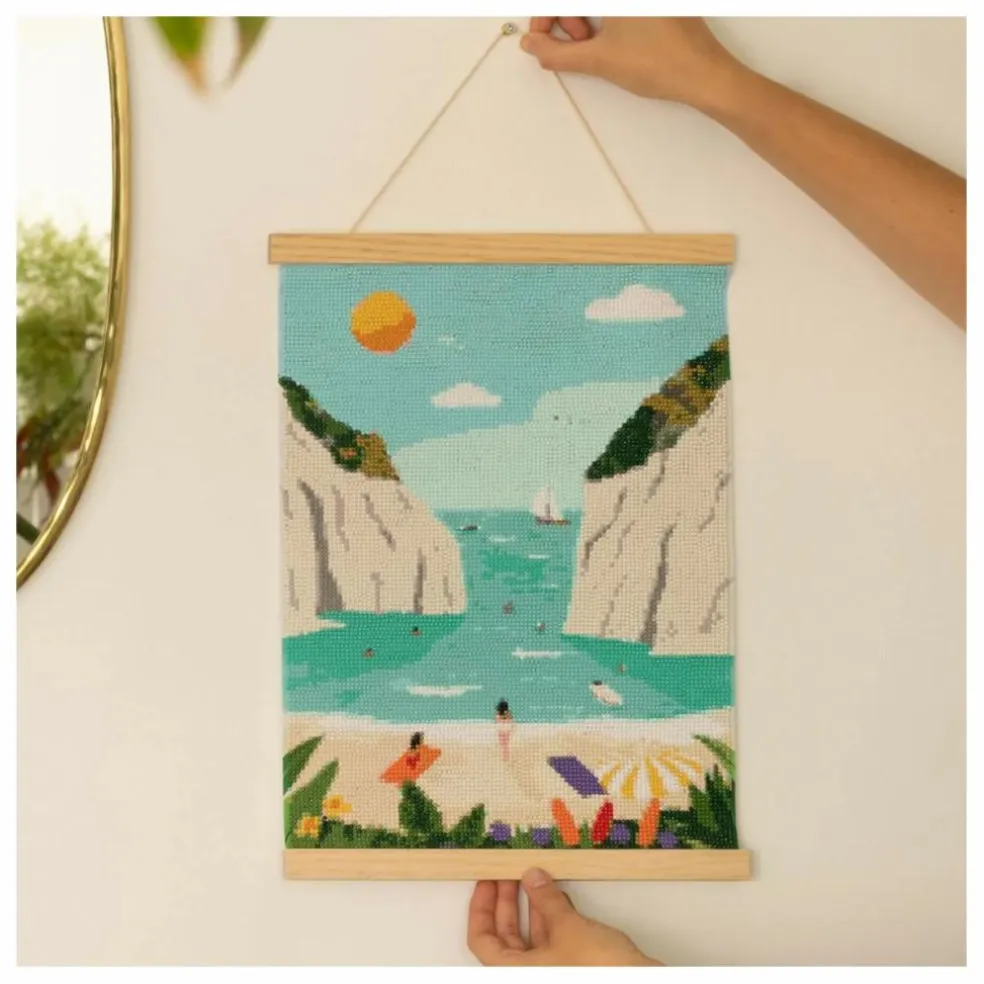 Kit de Diamond painting - Stiniva Beach par Maja Tomljanovic