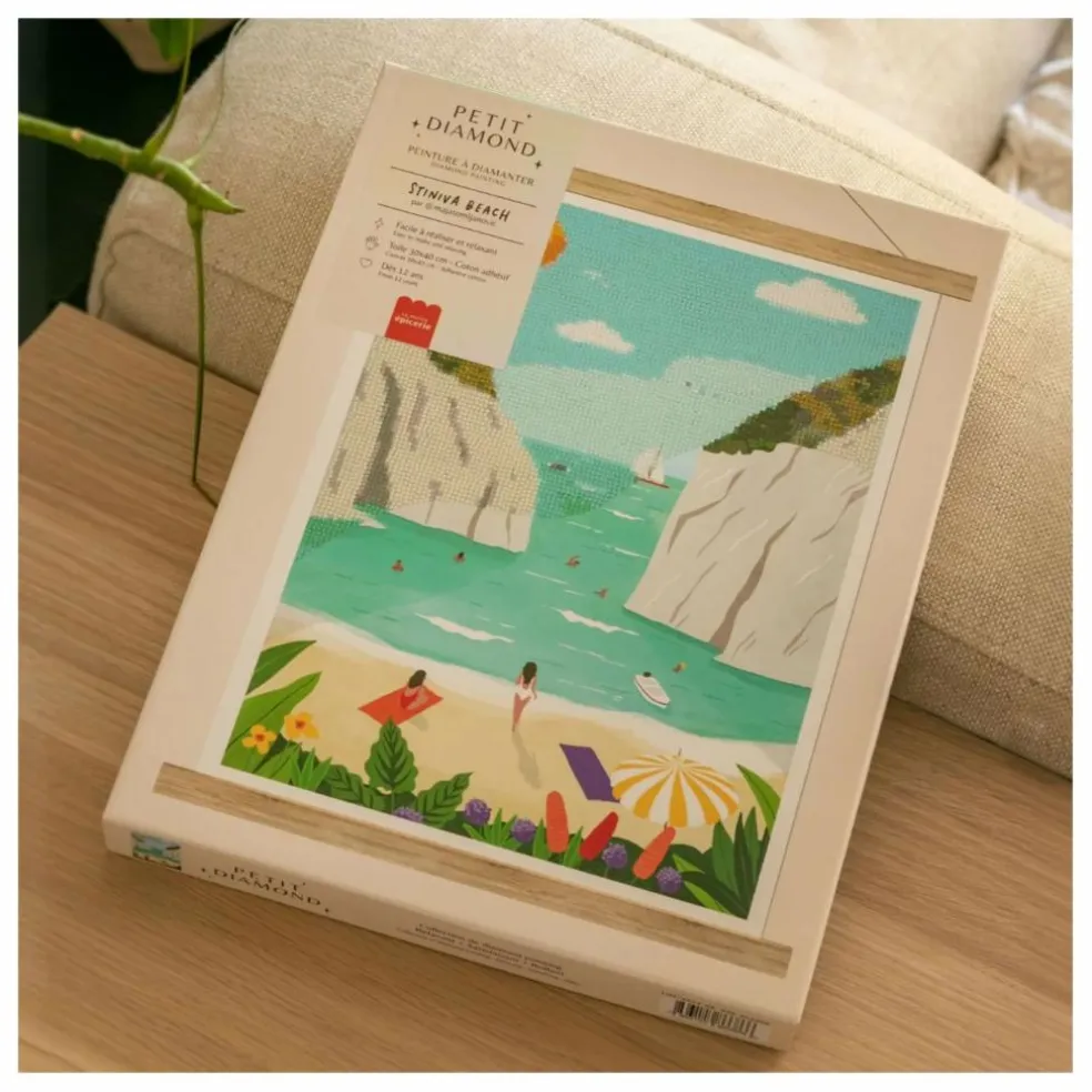 Kit de Diamond painting - Stiniva Beach par Maja Tomljanovic