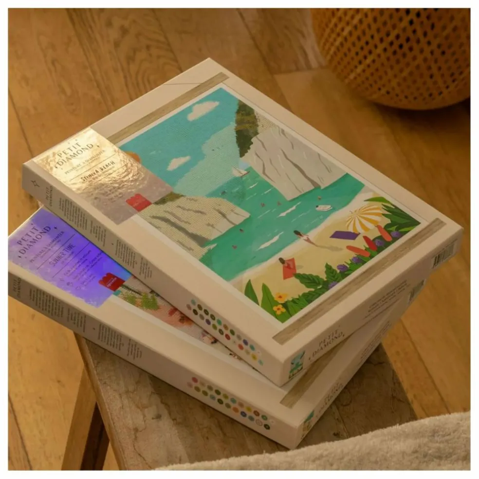 Kit de Diamond painting - Stiniva Beach par Maja Tomljanovic