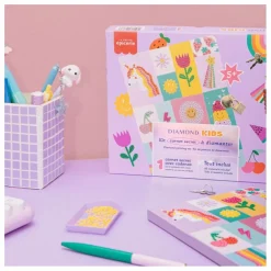 Kit de Diamond painting enfant - Carnet secret