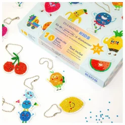Kit de Diamond painting enfant - Porte-clefs