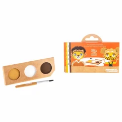 Kit de maquillage 3 fards Lion & Girafe | Doré