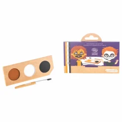Kit de maquillage 3 fards Citrouille & Squelette | Orange