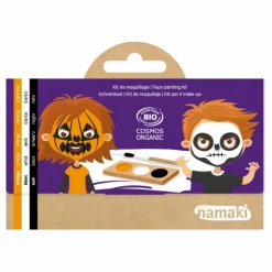 Kit de maquillage 3 fards Citrouille & Squelette | Orange