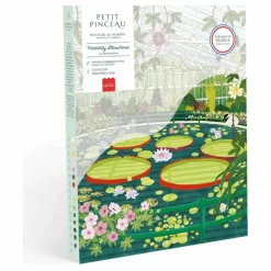 Kit de peinture au numéro - Waterlily Glasshouse par Elaine Lee