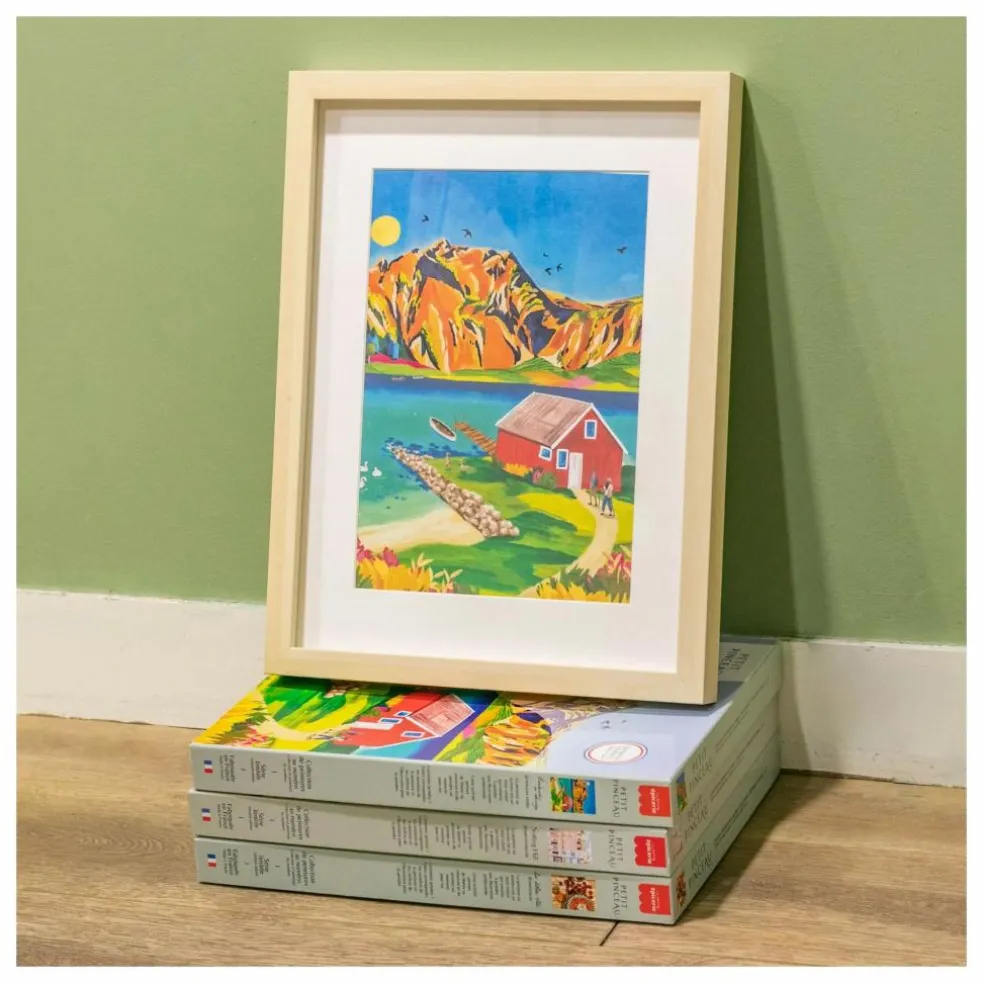 Kit de peinture au numéro - Norvège par Nolwenn Studio
