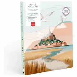 Kit de peinture au numéro - Mont Saint-Michel par La Petite Epicerie