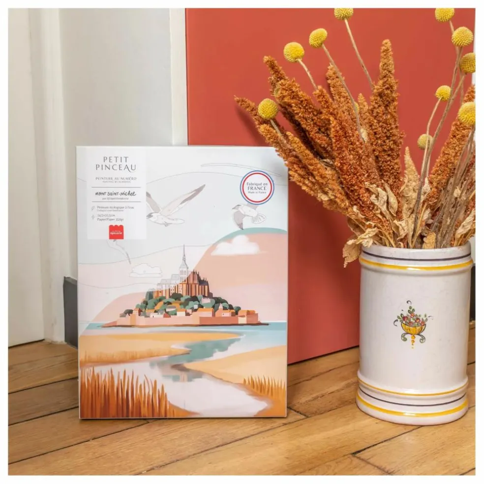 Kit de peinture au numéro - Mont Saint-Michel par La Petite Epicerie