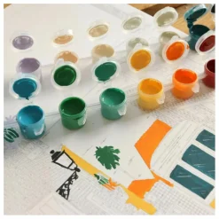 Kit de peinture au numéro - Lisbon Tram par Vero Illustrates