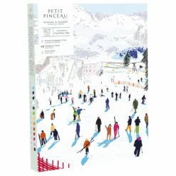 Kit de peinture au numéro - Skiing among Montains