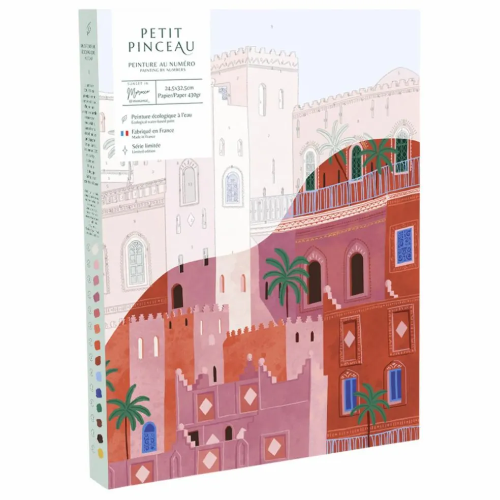 Kit de peinture au numéro - Maroc par Mona Mai
