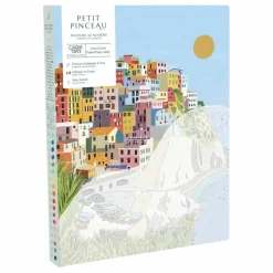 Kit de peinture au numéro - Cinque terre par Kenzie Elston