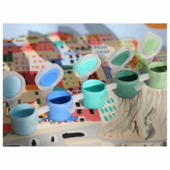 Kit de peinture au numéro - Cinque terre par Kenzie Elston
