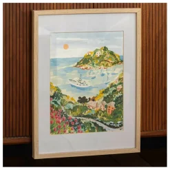 Kit de peinture au numéro - Balade dans les Calanques par Sabina Fenn