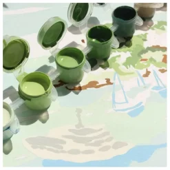 Kit de peinture au numéro - Balade dans les Calanques par Sabina Fenn