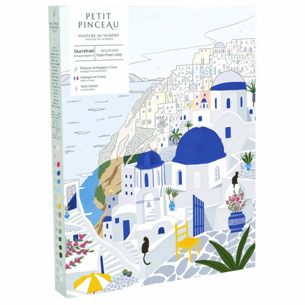 Kit de peinture au numéro - Santorini par Maja Tomljanovic