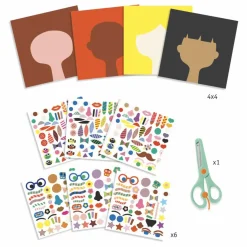 Kit de stickers Coiffeur