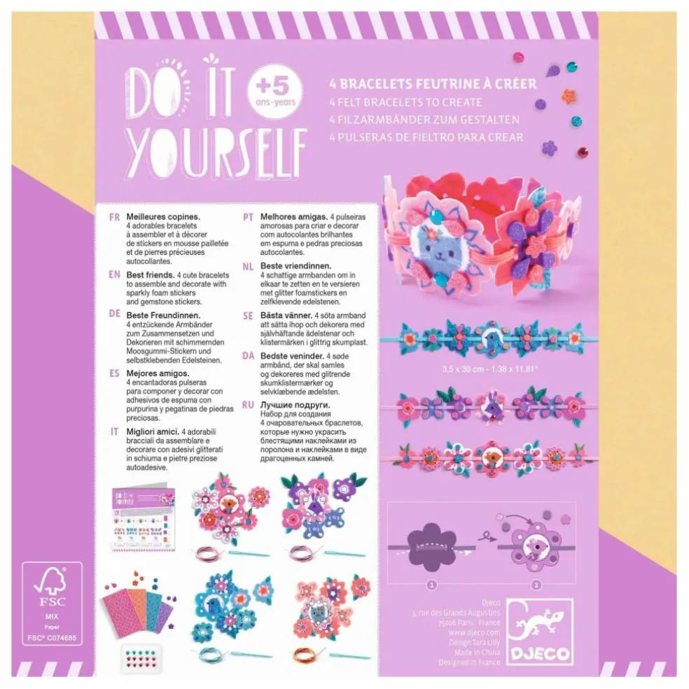 Kit DIY - Bracelets en feutrine à créer