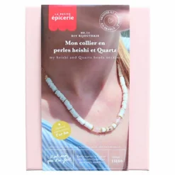 Kit DIY - Mon collier en perles heishi et quartz